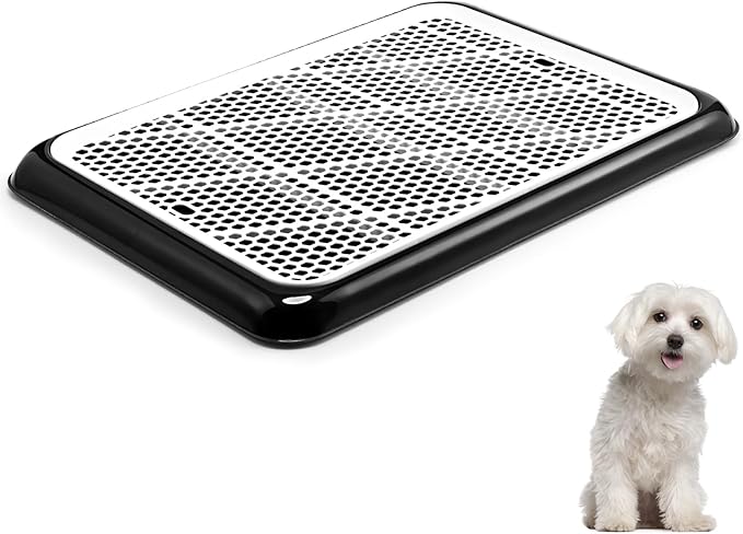 Mifoci 1 Pcs Dog Pee Pad Holder Potty Tray Portable Dog Litter Box Toilet Training for Indoor Outdoor Small Medium Large Pet Puppy