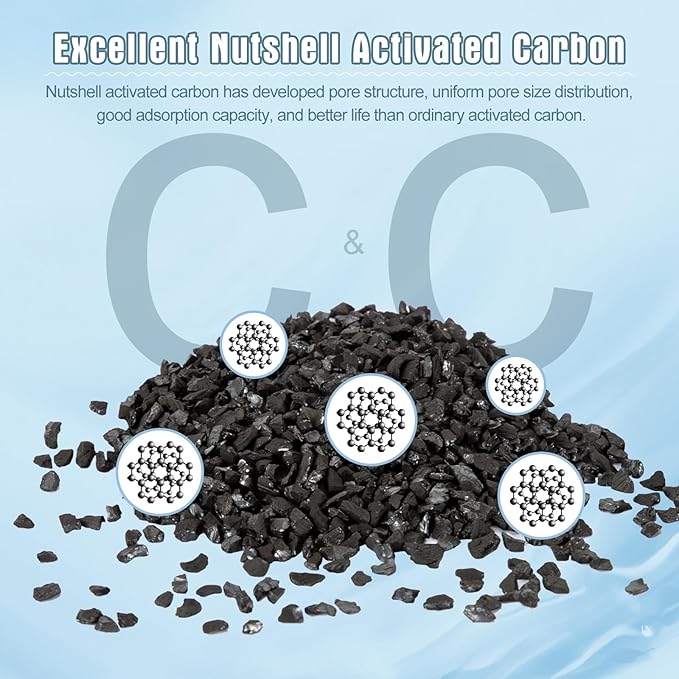 6 Packs Small Filters Cartridges Compatible with Aqueon Small Filter Carbon Filter Cartridge Compatible with Aqueon QuietFlow E Internal Power Filter 10 and 1/2.5/5 Gallon Minibow Aquarium Filters