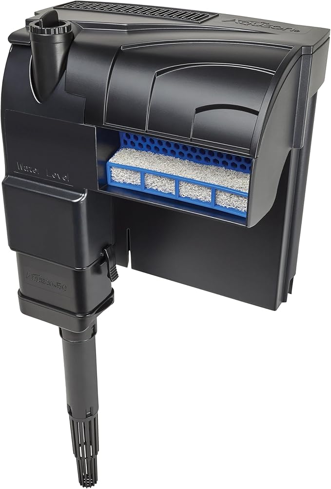 Aqueon Aquarium Fish Tank SmartClean Power Filter with EcoRenew Filter Cartridge, 30-50 Gallons