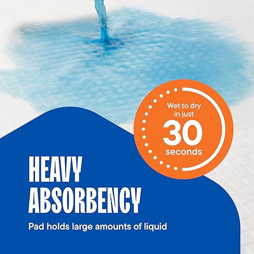 Dog Pads Large Pet Pee Pads for Dogs & Puppy Training 34" x 36" Potty Pads for Dogs [50-COUNT] Leak-Proof Dog and Puppy Pads - Quick-Dry Surface - Heavy Duty Absorbent Disposable Dog Wee Pad Bulk Pack