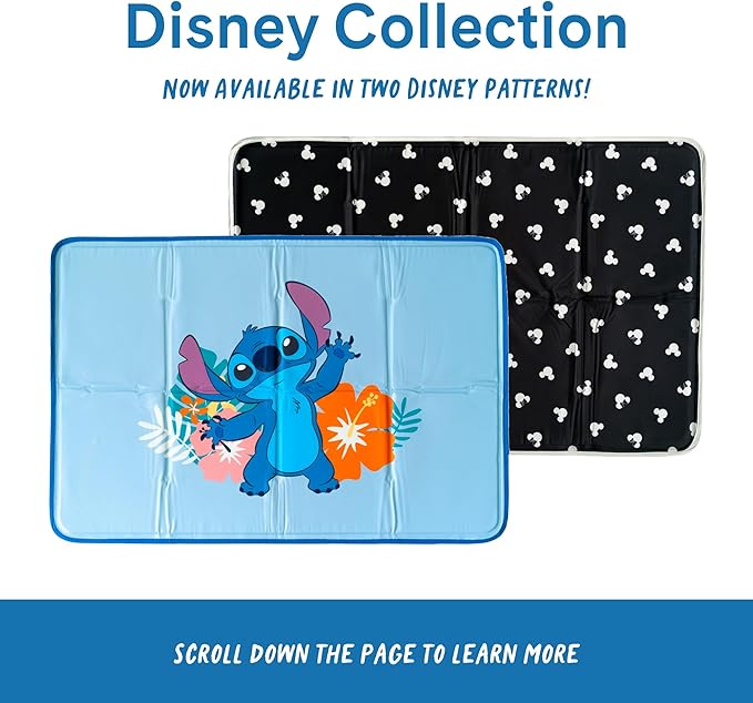 The Green Pet Shop Cool Pet Pad - Medium, Sage Grey - Self-Cooling, Pressure Activated Mat for Dogs & Cats from 21-45 lbs - Non-Toxic Gel, No Water Needed