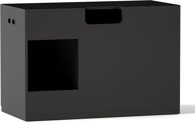 LANDEN Aquarium Wooden Stand and Cabinet for up to 105 Gal Tank, Fish Reptile Sea Salt WaterTank Stand, Nano Foam Leveling Mat Included, W47.2xD23.6xH31.5 in, Wooden Matte Black Painted(Stand Only)