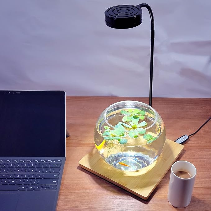 Aquarium Light Full Spectrum LED, for Under 3 Gallon Fish Tank, Light with Timer Auto On/Off, Betta Fish Tank,Indoor Plant Growth, Potted Plants, Succulent, Miniature Gardening Landscape (5)