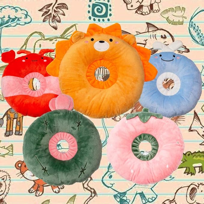 Adjustable Cat Recovery Collar Soft,Cute Pet E-Collar Neck Cone After Surgery Wound Healing Protective Cone Fit for Kitties, Small Dogs(ELC05-cactus-l)