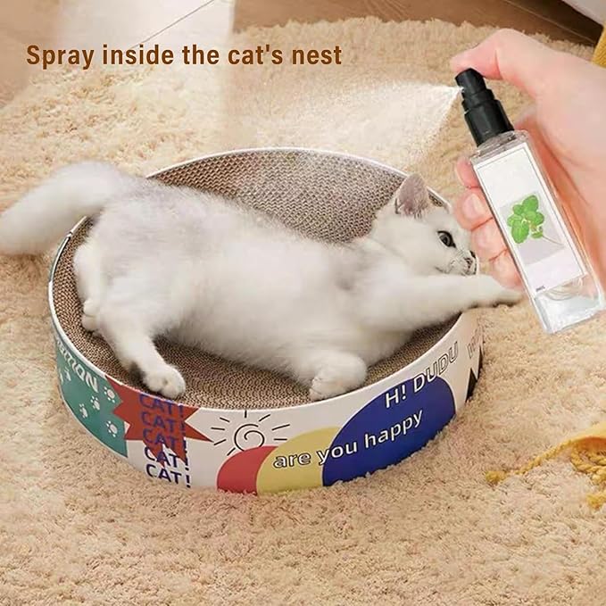 Kitty Joy Herbal Cat Joy, Herbal Cat Joy Spray, Celery Pets Catnip Spray, Catnip Spray for Indoor Cats, Cat Calming Spray, Anti Scratch Cat Spray, Cat Training Spray with Catnip, Cat Nip Spray (4PCS)