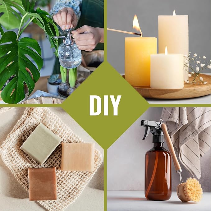 Lemongrass Essential Oil 16 oz (473 ml) for Diffusers, Home Care, Candles, Hair, Lemon Grass Spray