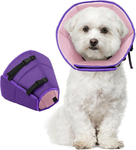 Dog Cone Collar Soft Cone for Medium Dogs After Surgery Adjustable Elizabethan Collar for Dogs to Stop Licking Wounds, Biting Stitches Professional Pet Recovery Cones E-Collar for Dog