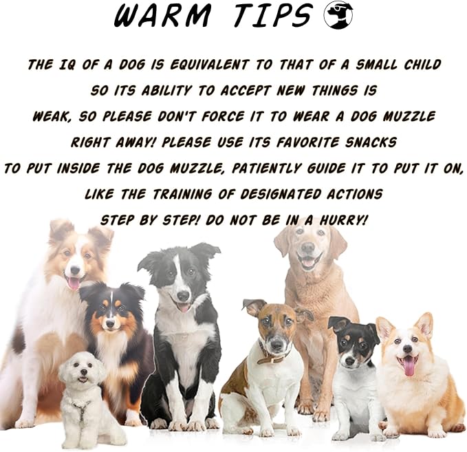 Dog Muzzle, Mesh Soft Muzzle for Small Medium Large Sized Dogs, Breathable Adjustable Puppy Muzzles for Scavenging Biting Licking and Chewing, Allows Panting and Drinking(Reflective Mesh, XXL)