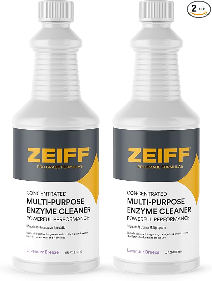 Pro-Grade Multi-Purpose Probiotic Enzyme Cleaner - Pet Stain and Odor Remover, Drain Cleaner - Powerful Cleaning & Odor Eliminating Formula For Professional & Home Surfaces - 32 Ounce