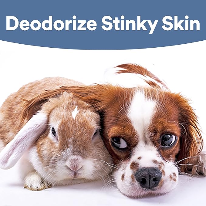 SkinSmart Antimicrobial Wound Care for Pets, Hypochlorous Acid Removes Bacteria to Promote Healing and Relieves Itch, Safe if Licked, 8 Ounce Spray Bottle