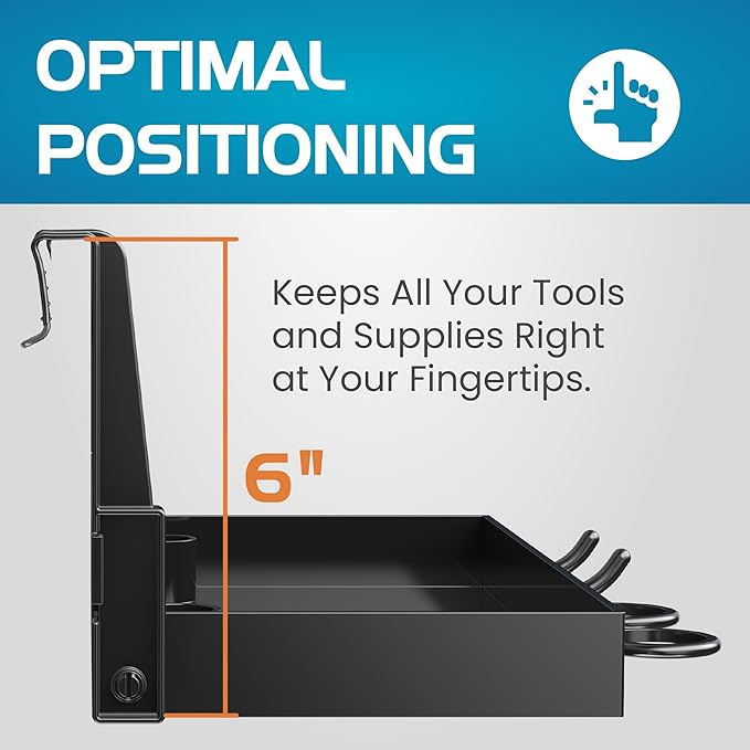 FL!PPER Flipper Tank Buddy - Fish Tank Accessories Organizer, Aquarium Accessories for Fish Tank, Aquarium Supplies, Saltwater Aquarium Accessories, Aquarium Cleaning Tools Storage Rack