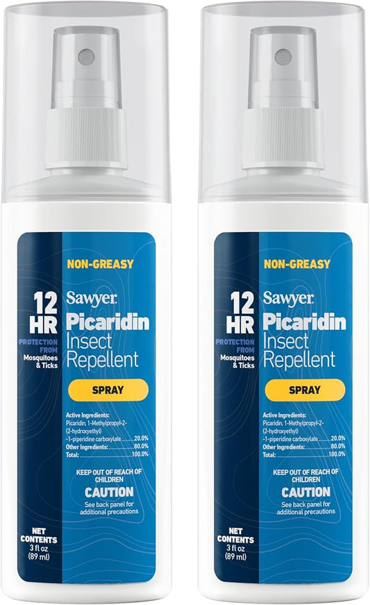 Sawyer Products SP5432 Picaridin Insect Repellent Spray, 20%, Pump, 3-Ounce, (Pack of 2) (Packaging may vary)