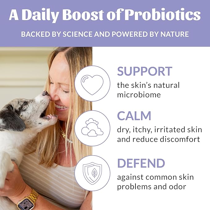 Skout's Honor Probiotic Paw Spray for Dogs - Microbiome-Friendly Certified - Alcohol-Free, Fragrance-Free & Non-Medicated - Supports Healthy Skin & Relieves Itchy, Stinky Paws, 8 oz