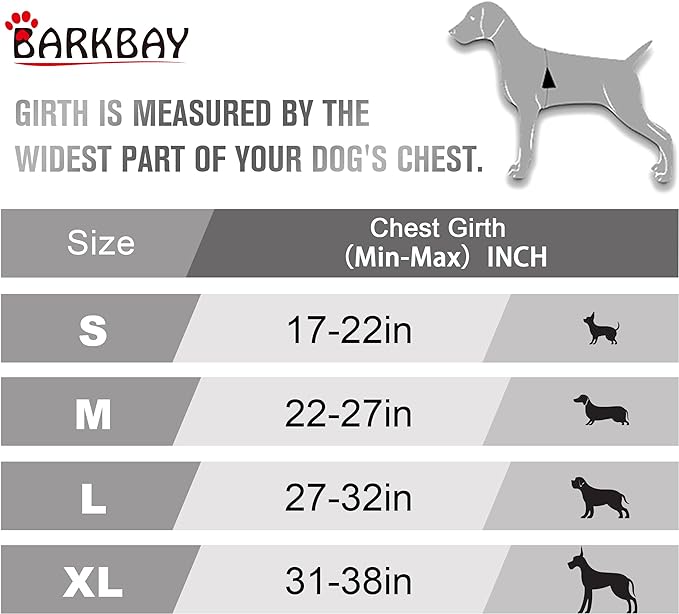 BARKBAY No Pull Dog Harness Front Clip Heavy Duty Reflective Easy Control Handle for Large Dog Walking(Light Pink,S)