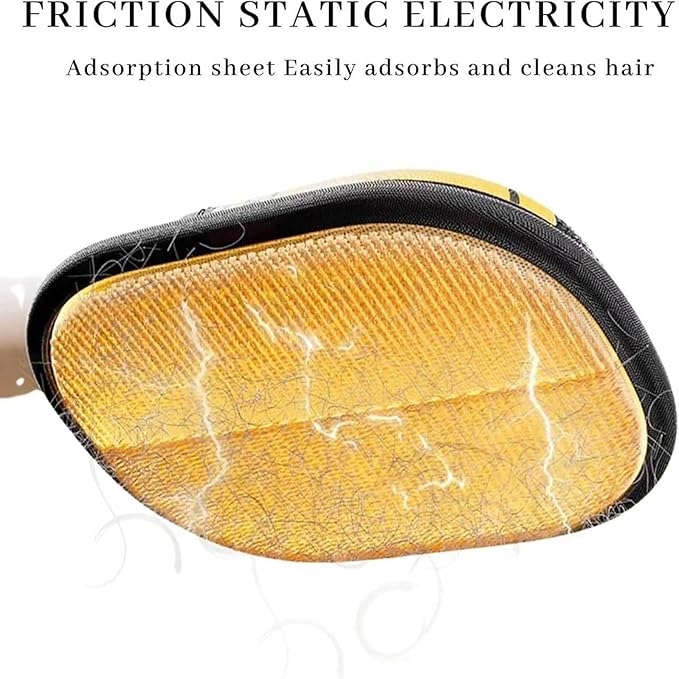 Whisker Gizmo Pet Hair Remover，Reusable Pet Hair Remover Glove，Pet Hair Removal Glove, Ultimate Pet Grooming Glove for Cats & Dogs - Dual-Sided Electrostatic Pet Hair Remover Mittens (1PCS)