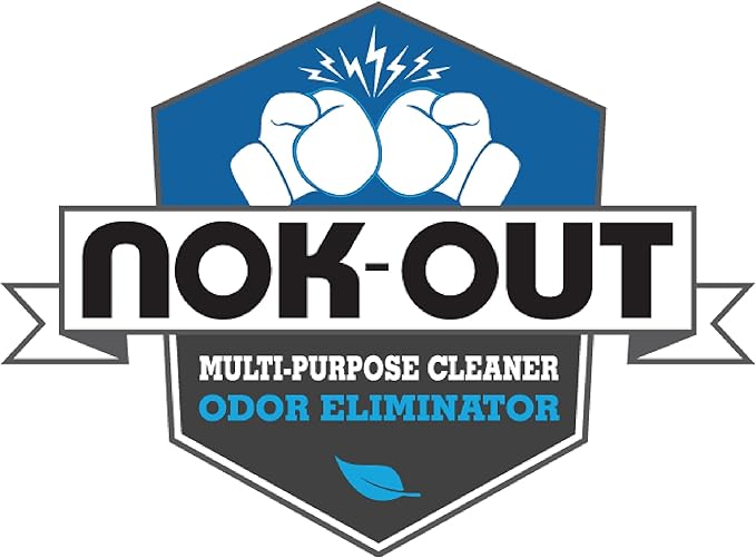 NOK OUT Odor Remover, Pet Deodorizer and Cleaning Spray, Made in the USA, 16 Fluid Ounce Spray, 6-Pack