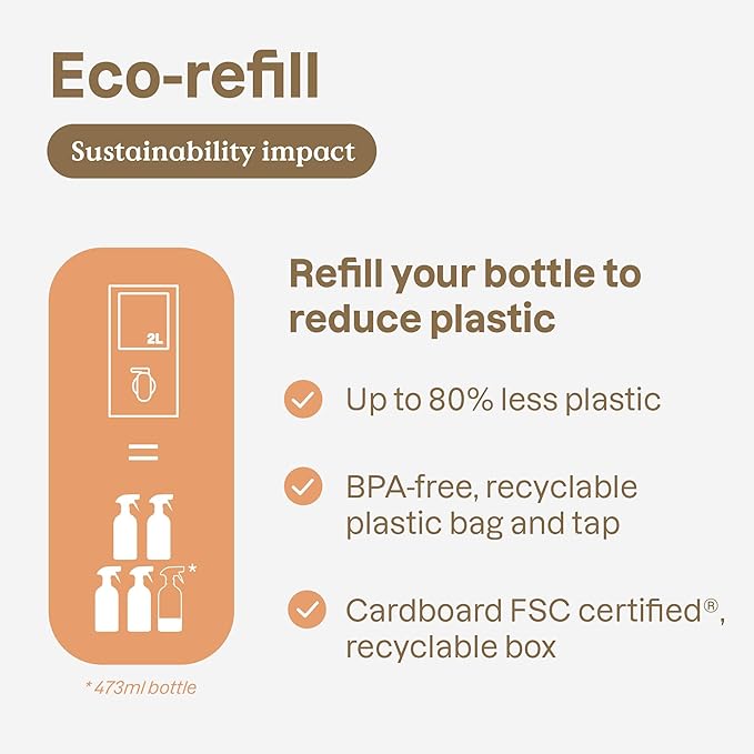 ATTITUDE Stain and Odor Remover for Pets, Plant and Mineral-Based Ingredients, Vegan and Cruelty-Free, Bulk Refill, Lavender, 67.62 Fl Oz