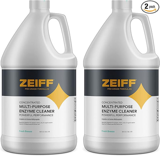 Pro-Grade Multi-Purpose Probiotic Enzyme Cleaner - Pet Stain and Odor Remover, Drain Cleaner - Powerful Cleaning & Odor Eliminating Formula For Professional & Home Surfaces - 1 Gallon