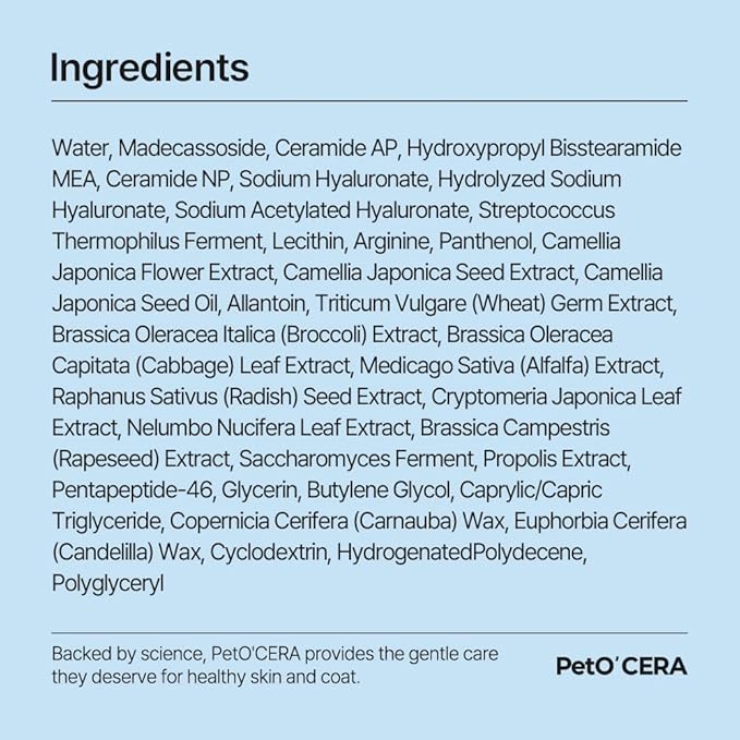 PetO'CERA Intensive Ointment- Ultimate Skin Relief & Wound Care for Dogs & Cats, Hot Spot, Rash & Scratching Soother, Heals Cracked Paws, Dry & Irritated Skin, High Moisture Rescue Balm, 20g