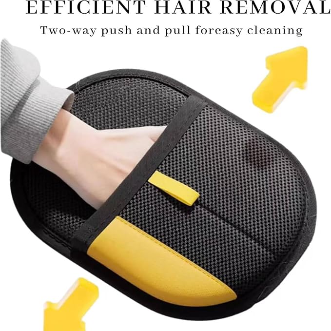 Whisker Gizmo Pet Hair Remover，Reusable Pet Hair Remover Glove，Pet Hair Removal Glove, Ultimate Pet Grooming Glove for Cats & Dogs - Dual-Sided Electrostatic Pet Hair Remover Mittens (1PCS)