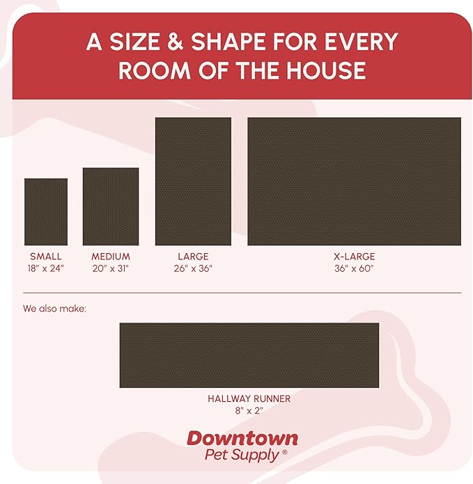 My Doggy Place Microfiber Dog Mat for Muddy Paws, 36" x 26" Faded Denim - Absorbent and Quick-Drying Dog Paw Cleaning Mat, Washer and Dryer Safe - Non-Slip Rubber Backed Dog Floor Mat, Large