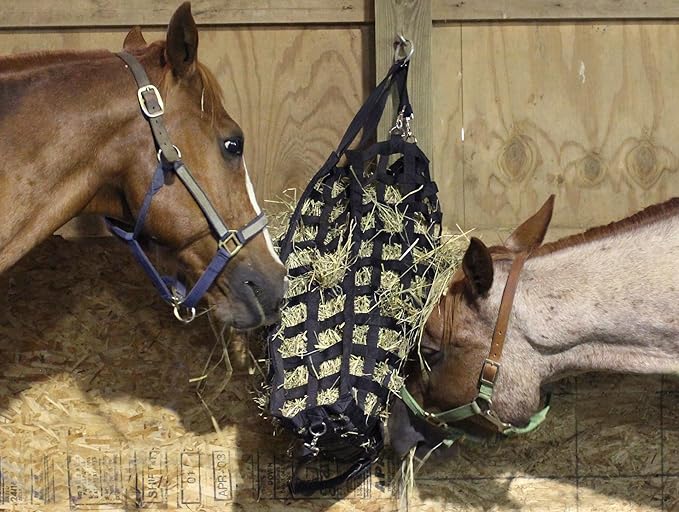 Derby Originals Superior Slow Feeder Horse Hay Bag with Super Tough Bottom and 1 Year Warranty