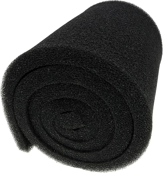 AFA Aquarium Filter Media Sponge Pad, Fish Tank Bio Open Cell Coarse Foam Block Foam Pre Filter Sponge Material (12" x 72" x 1" 25ppi)