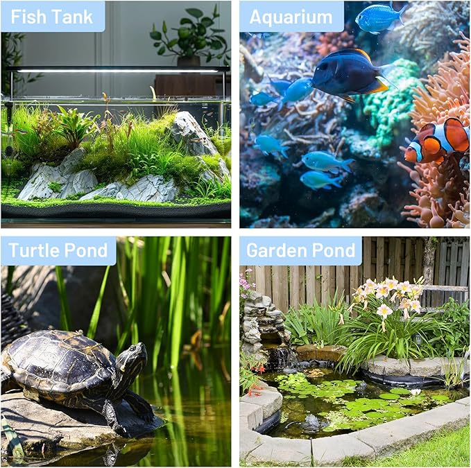 Aquarium Filter Sponge, Aquarium Filter Foam for Mechanical Filtration, Traps Large Debris & Filters Water, Cut to Fit Fish Tanks, Ponds, Turtle Tanks, Salt & Freshwater, 20x20x1 in, 20PPI