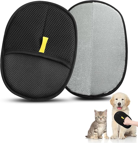 Pet Hair Removal Glove for Cats & Dogs, 2025 Newly Upgraded Electrostatic Pet Hair Gloves, Reusable Pet Hair Remover Tool for Clothing, Couch, Carpet, Curtain