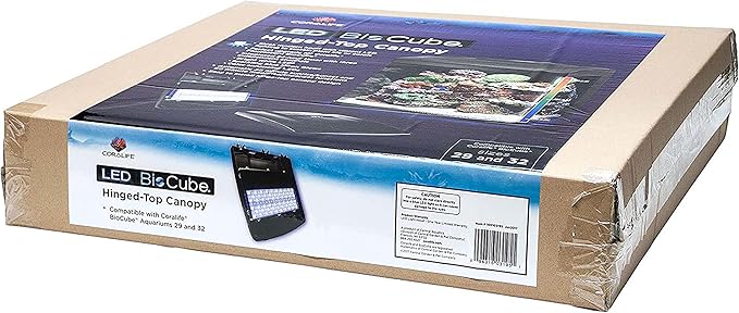Coralife BioCube LED Aquarium Fish Tank Replacement Lid Canopy, 29/32 Gallon