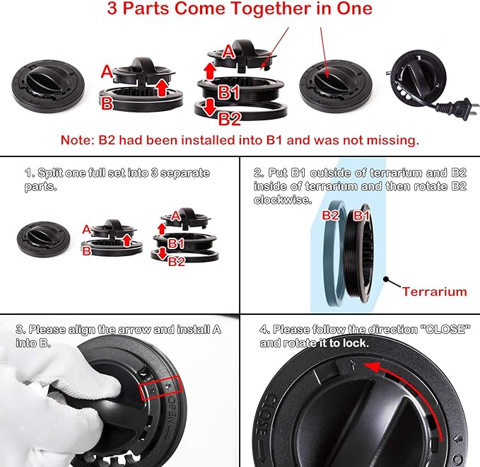 REPTI ZOO 67Gallon Reptile Large Terrarium Upgrade Glass Front Opening Tank Sliding Door with Screen Ventilation Reptile Terrarium About 48" x 18" x 18"(Knock-Down)