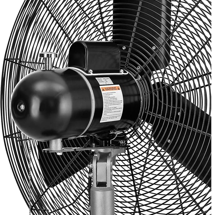 Continental Dynamics CD Premium 30" Oscillating Wall Mount Fan, TEFC Motor, 11,500 CFM, 1/2 HP