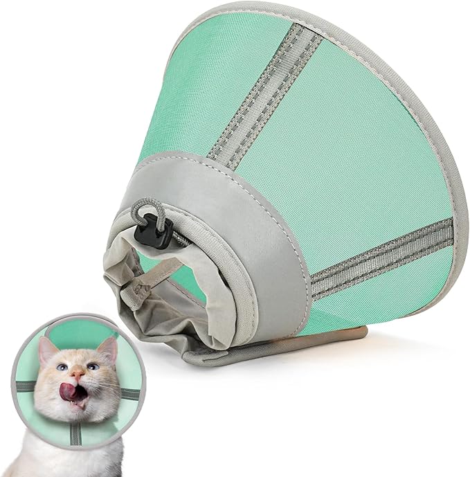 Cat Cone Collar Soft, Cat Recovery Collar for Large Medium Small Cats Kittens, Kitten Cone Alternative After Surgery