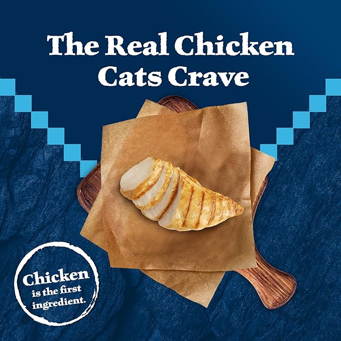 Blue Buffalo Wilderness High-Protein, Grain-Free Natural Dry Food for Adult Cats, Indoor Hairball Control, Chicken, 11-lb. Bag