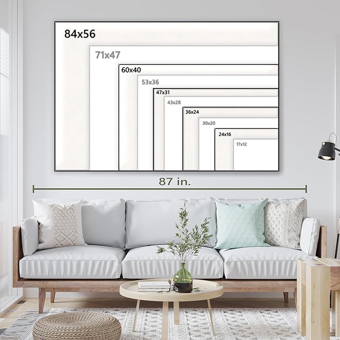 Nature Wall Art Prints - Ocean Forest Mountain Lake Canvas Landscapes - Small to Extra Large Living Room Bedroom Kitchen Bathroom Décor (Summer Ocean Beach, 47L" x 71W" - 3 panels)