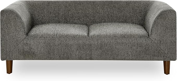 Dog Sofa Couch for Medium to Large Dogs, Memory Foam Dog Sofa Bed, Modern Elevated Pet Couch Bed with Wooden Legs for Medium and Large Dogs, Dark Grey