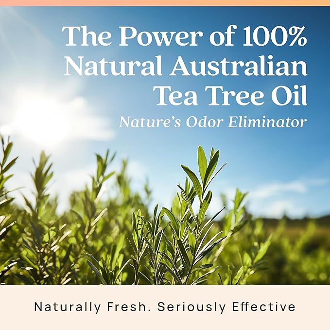 Azuna All-Natural Odor Remover Gel Refill Pouch | Air Purifier with Tea Tree Oil | Plant-Based & Long Lasting | For Pet Odors, Smoke & Strong Odors | Simply Citrus, 12 oz.