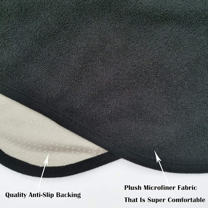 Car Seat Cover Protector Front Seats,for Gym Workout,Running,Swimming,Beach and Hiking,Waterproof Sweat Towel Bucket Seat Covers for Cars SUV Trucks (Black, 2Pcs)