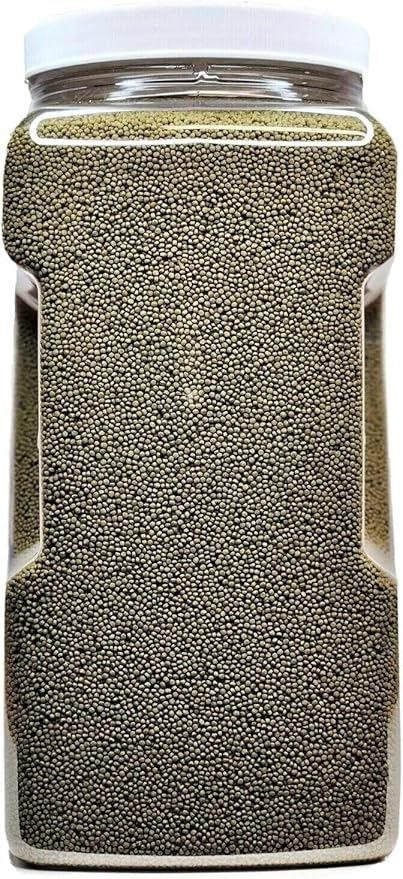 Aquatic Foods Inc. Spirulina Micro .8mm Floating Pellets for African Cichlids, Discus, Guppies, Tetras, Live Bearers, Baby Cichlids, Baby Koi, All Tropical and Pond Fish...8oz Jar