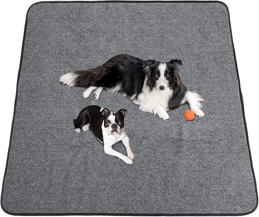 Washable Pee Pads for Dogs 65"x45"/72"x72" Extra Large Reusable Pee Pads Waterproof Pet Mat, Dog Playpen Mats for Puppy Training Whelping Playpen Pads