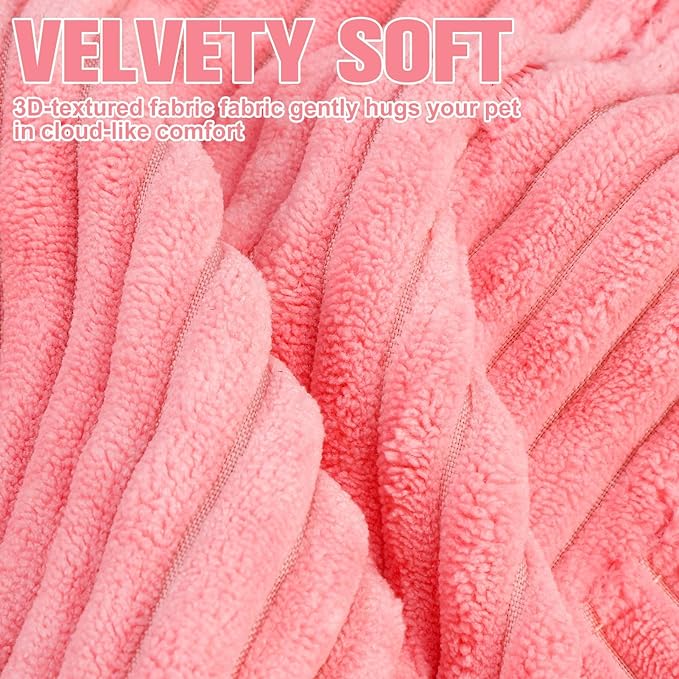 BINGPET Inflatable Dog Cone Collar Alternative After Surgery,Soft Recovery Cone for Dogs to Stop Licking,Protective Neck Donut E Collar Adjustable for Small Medium Large Dogs & Cats(Pink,XL)