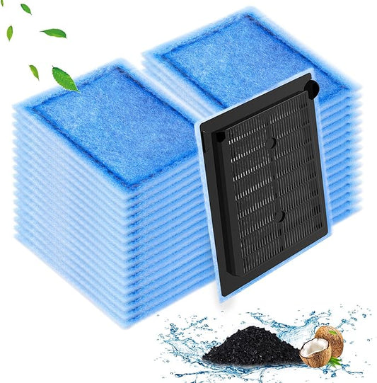 8/16/32 Pack Rite-Size B Filter Cartridges Compatible with MarineLand Penguin PRO Power Filters 100/125/175 & Original Penguin Power Filter 150 - Rite-Size B Replacement Filter Cartridges