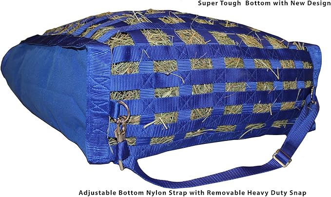 Derby Originals Front Web Slow Feeder Horse Hay Bag Super Tough Bottom with 6 Month Warranty
