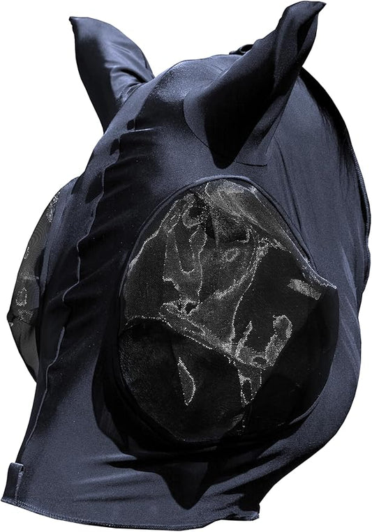 Equinavia Bug Out Fly Mask | Against Flies, Insects, UV Rays - Carbon Grey - Pony