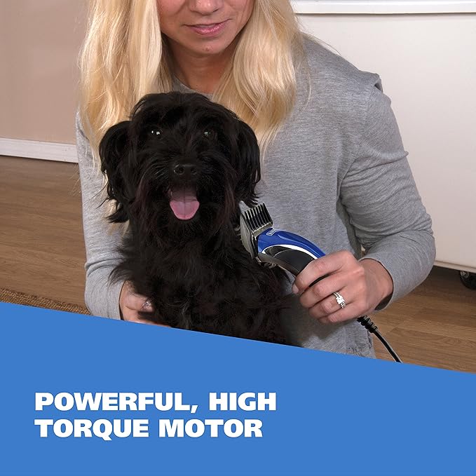 Wahl USA Pro-Grip Pet Grooming Corded Clipper Kit - Clipper for Small to Large Dogs – Electric Dog Clipper for Eyes, Ears, & Paws - Model 9164