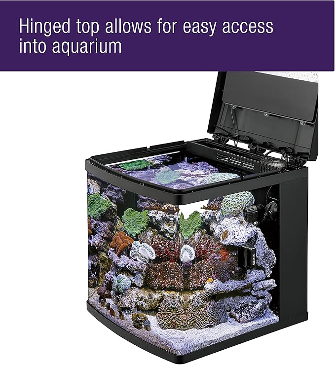 Coralife LED BioCube Aquarium Fish Tank Kit for Saltwater, Marine, Reef or Live Plants, 16 Gallon