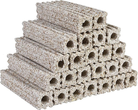 ALEGI Ceramic Bio Filter Media, Porous Media Filter Media for Sump Tank, Pond, Aquarium Fish Tank (Large 24 pcs)