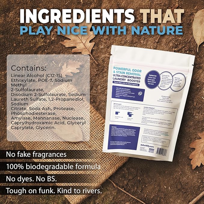 Odor & Stain Removing Color Safe Enzyme Laundry Booster Detergent Additive. Natural, Sensitive Skin PROVENSAFE Washing Soda Powder, 48 Loads